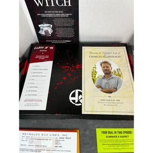 Hunt A Killer Class of 98 Episode 5 Murder Mystery Game Set Complete Unmarked